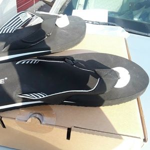 Mens Kingsize Mens Sandals Flip Flops Velco Strap